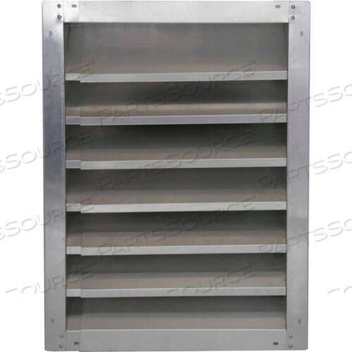 OEM#: AAFL 48-3648HIGH ALUMINUM FIXED-HEIGHT ADJUSTABLE WIDTH LOUVER 48 by Air Conditioning Products Company