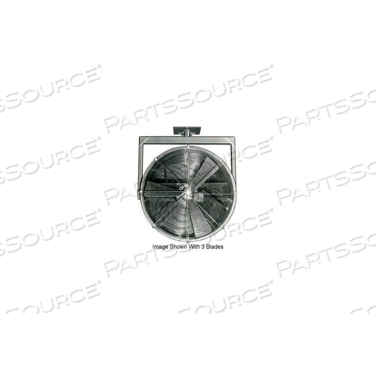 24 EXP ALUM PROPELLER FAN W / 2 WAY SWIVEL YOKE -1-1/2 HP 8200 CFM
