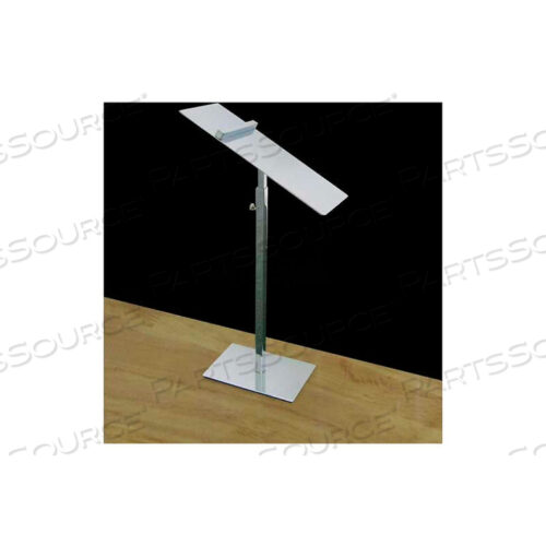 SHOE RISER, ADJUSTABLE, 14-22 H, METAL, CHROME