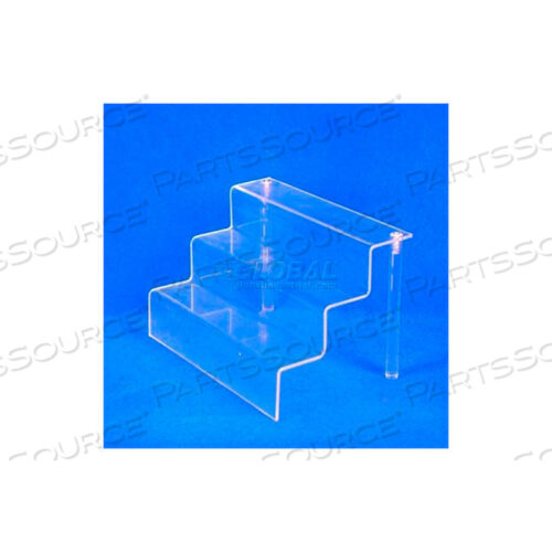 RISER SET, 9 L X 6 W X 6 H, 1/8 THICKNESS, ACRYLIC, CLEAR