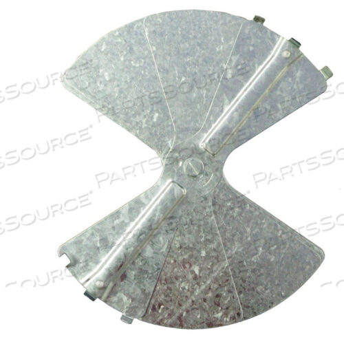 OEM#: ALRD8-2PKBALANCING DAMPER, RADIAL, GALVANIZED STEEL, 8, PK2 by American Louver