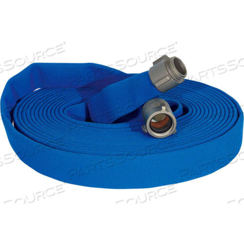 OEM#: N51H15LNB50NJAFLINE DOUBLE JACKET FIRE HOSE, 1-1/2 X 50 FT, 400 PSI, BLUE by Armored Textiles