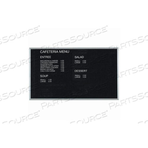 OEM#: BOFD4872ALUMINUM FRAMED LETTER BOARD MESSAGE CENTER - 72W X 48H by Aarco Products