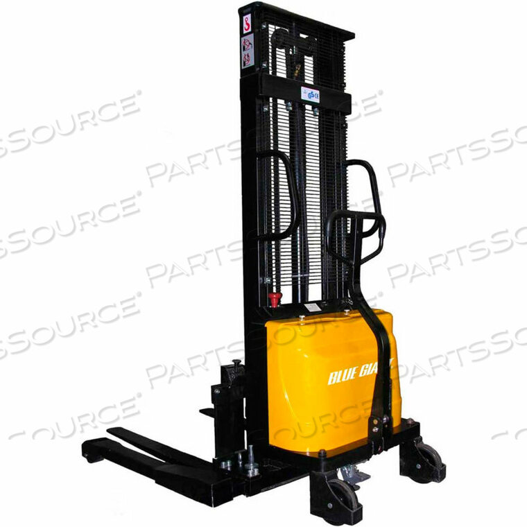 OEM#: WPS22-98MANUAL PUSH STACKER 2200 LB. CAPACITY - 98 LIFT 42 FORKS by Blue Giant Equipment Corp.