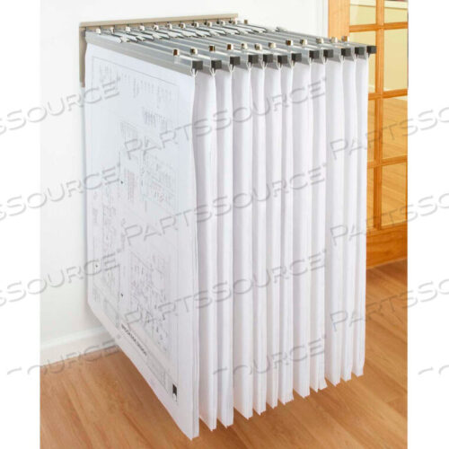 OEM#: WR1218BLUEPRINT PIVOT WALL RACK BUNDLE W/12 PIVOT HANGERS & 12 18 CLAMPS by Brookside Design, LLC