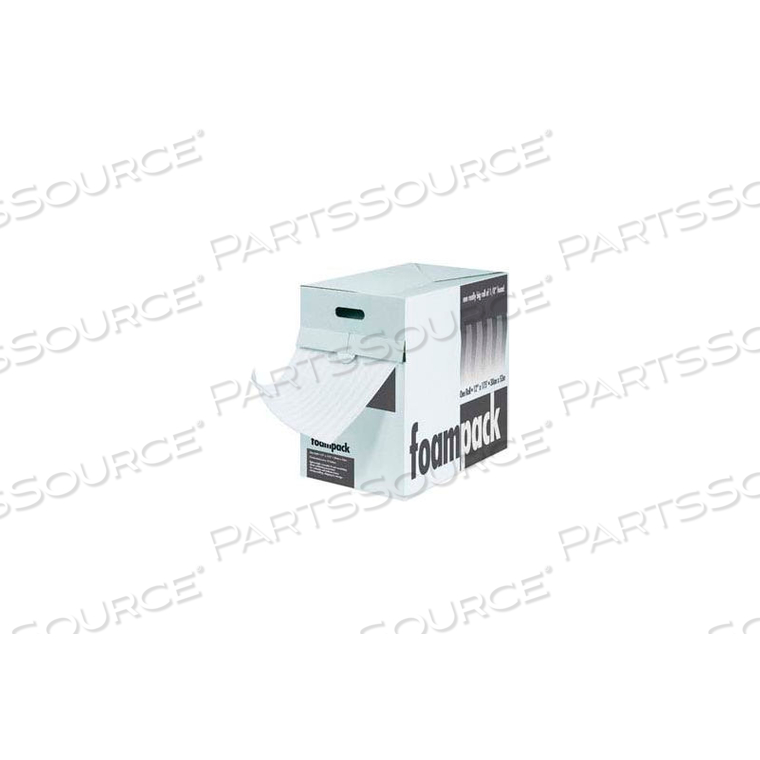 AIR FOAM DISPENSER PACKS 24W X 350L, 1/16 THICKNESS, WHITE