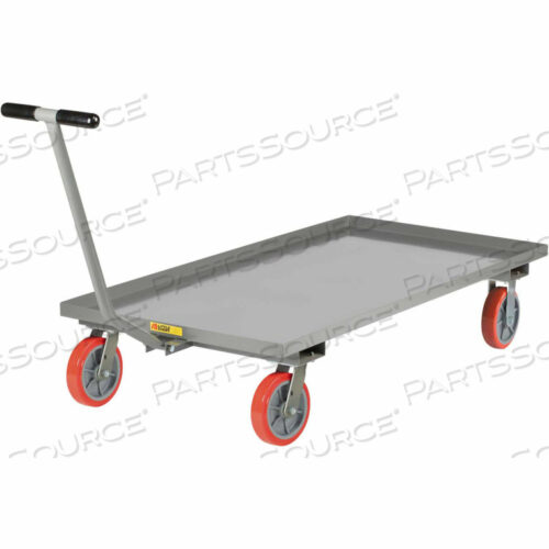 CASTER STEER WAGON - 60 X 36 2000 LB. CAPACITY POLYURETHANE WHEELS