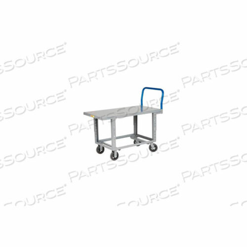 OEM#: RNB-3048-6MR-AHADJUSTABLE WORK HEIGHT PLATFORM TRUCK - 30 X 48 - MOLD-ON RUBBER by Little Giant