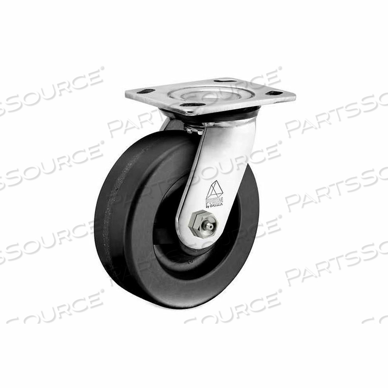 PRISM STAINLESS STEEL SWIVEL CASTER - PHENOLIC - 5 DIA.