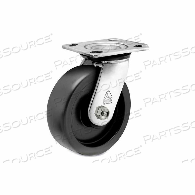 PRISM STAINLESS STEEL SWIVEL CASTER - POLYOLEFIN - 8 DIA.