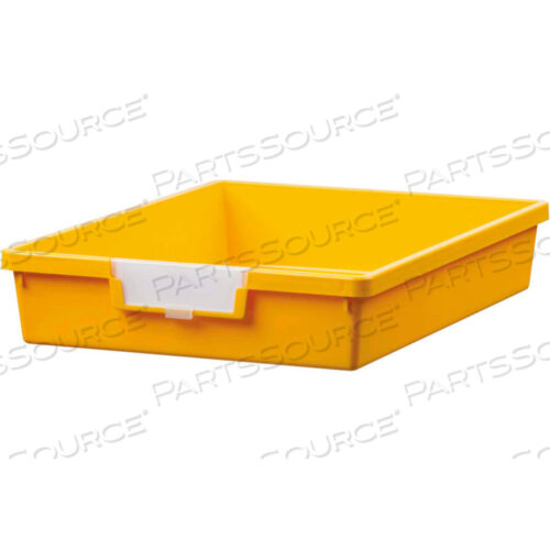 STANDARD WIDTH SINGLE DEPTH STORAGE TOTE TRAY - 16-3/4L X 12-5/16W X 3H YELLOW