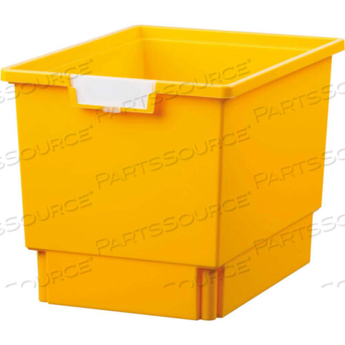 STANDARD WIDTH QUAD DEPTH STORAGE TOTE TRAY - 16-3/4L X 12-5/16W X 12H YELLOW