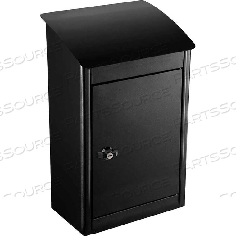 OEM#: WF-PB019WINFIELD SERIES PARCELSENTRY JUNIOR WALL MOUNT LOCKING PARCEL & MAILBOX WFPB019 BLACK by Qualarc
