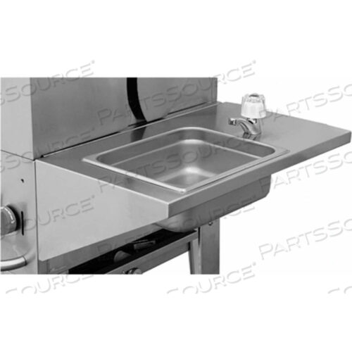 STAINLESS STEEL REMOVABLE HAND SINK 14W X 23D - RHS
