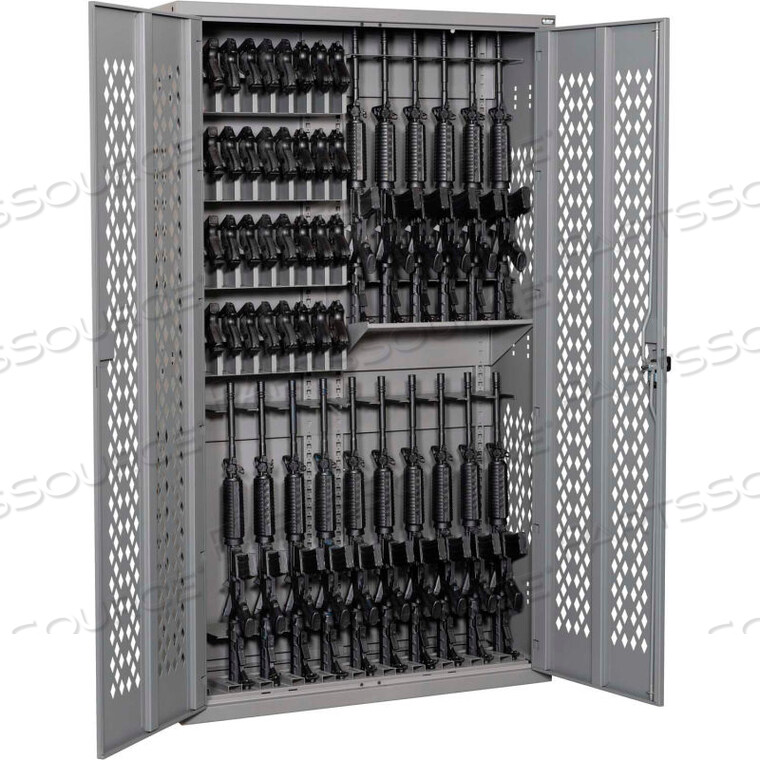 OEM#: AWC72H18R40P-WS56ARGOS GUN CABINET AWC72H18R40P - HOLDS 18 RIFLES & 40 PISTOLS 42WX15DX72H DESERT SAND by Datum Filing