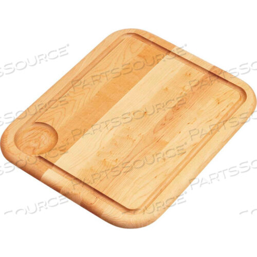 CUTTING BOARD, SOLID MAPLE HARDWOOD, 13-1/2LX16-3/4W