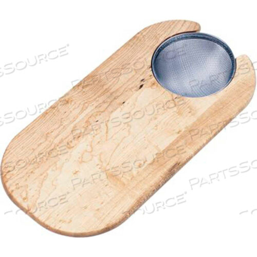 CUTTING BOARD, SOLID MAPLE HARDWOOD, 16-13/16LX8-3/8W