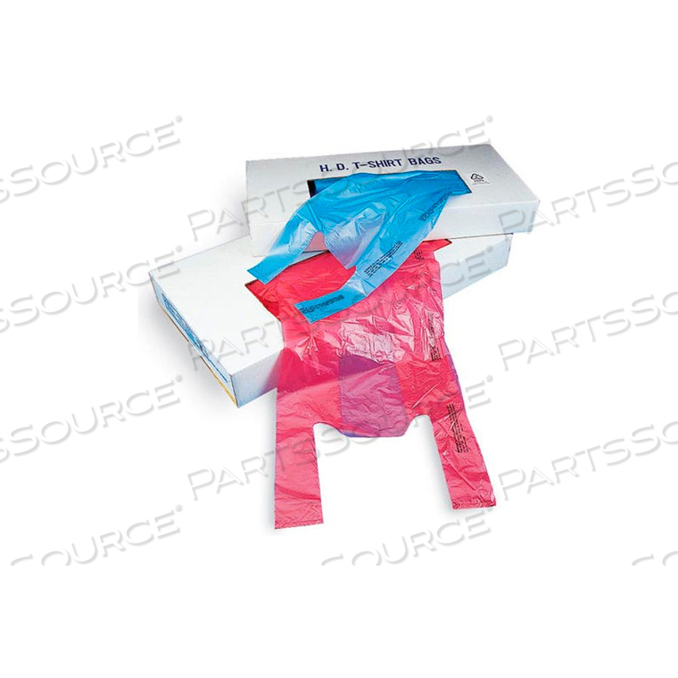 T-SHIRT BAG IN DISPENSER 24L X 12W X 8D CHOCOLATE 1,000 PACK