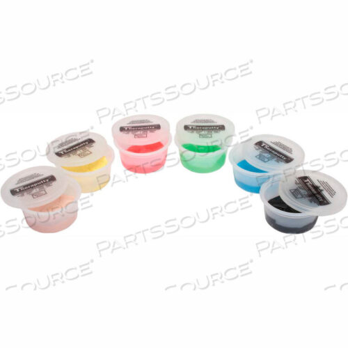 OEM#: 10-2616THERAPUTTY PLUS ANTIMICROBIAL EXERCISE PUTTY, 3 OUNCE, SET OF 6 by Fabrication Enterprises