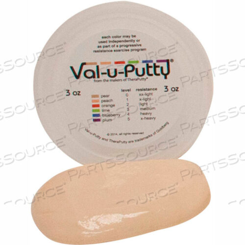 OEM#: 10-3910VAL-U-PUTTY EXERCISE PUTTY, PEAR, XX-SOFT, 3 OUNCE by Fabrication Enterprises