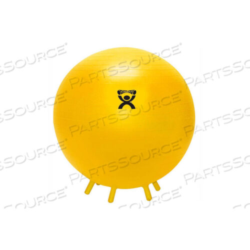 OEM#: 30-1891CANDO INFLATABLE EXERCISE BALL WITH FEET, YELLOW, 18 (45 CM) by Fabrication Enterprises