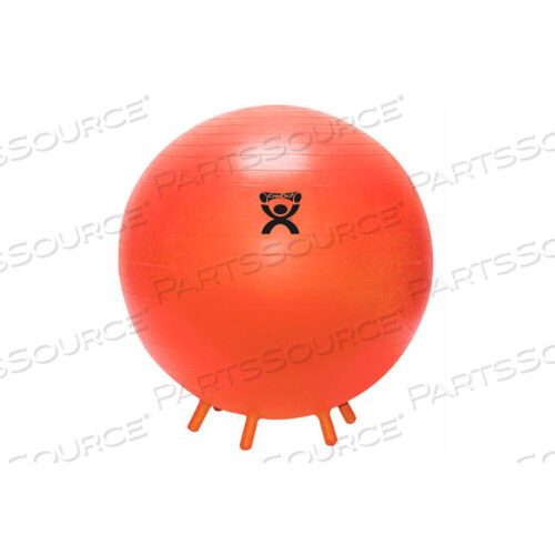 OEM#: 30-1892CANDO INFLATABLE EXERCISE BALL WITH FEET, ORANGE, 22 (55 CM) by Fabrication Enterprises