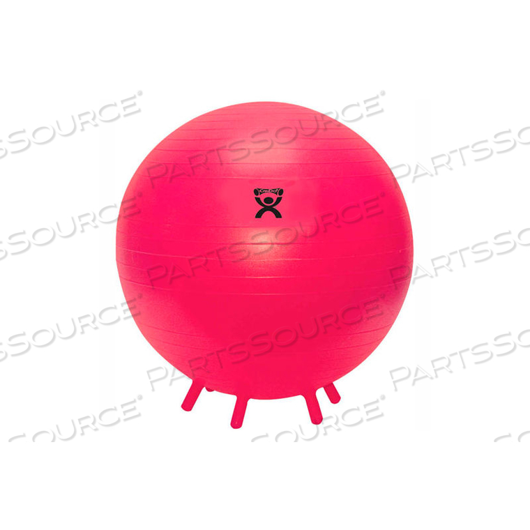 OEM#: 30-1894CANDO INFLATABLE EXERCISE BALL WITH FEET, RED, 30 (75 CM) by Fabrication Enterprises