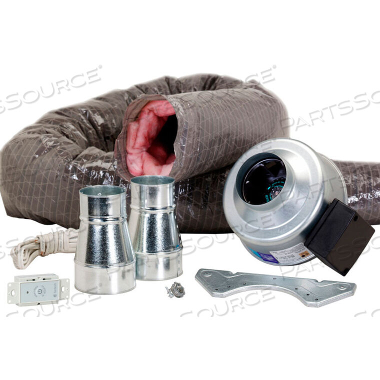 OEM#: BFRK100BATH FAN RETROFIT KIT, 115V, 1 PH, 100 CFM, 4 DUCT by Fantech