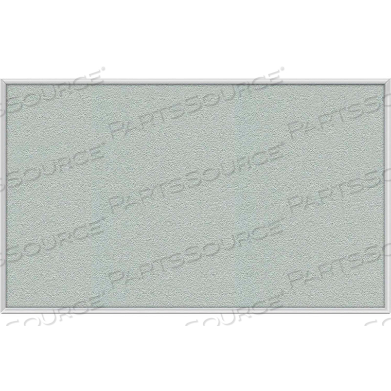 BULLETIN BOARD - VINYL - ALUMINUM FRAME - 36W X 24H - SILVER