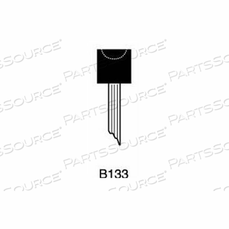 MOUNTED POINT B133, 3/8 X 3/8 - 1/8X1-1/2 SHANK, 80, WHITE