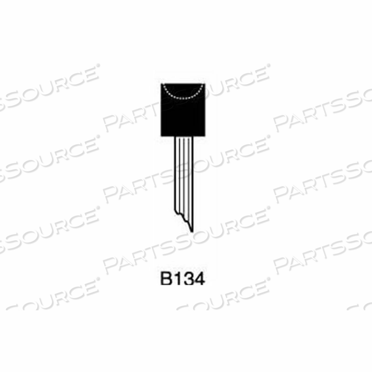 MOUNTED POINT B134, 5/16 X 3/8 - 1/8X1-1/2 SHANK, 80, BLUE