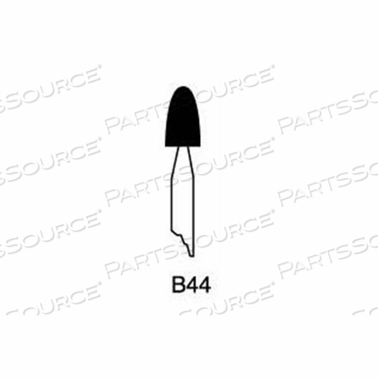 MOUNTED POINT B44, 1/4 X 3/8 - 1/8X1-1/2 SHANK, 80, BLUE