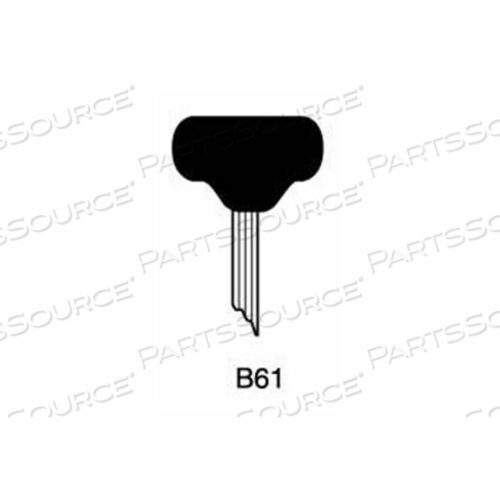 MOUNTED POINT B61, 3/4 X 5/16 - 1/8X1-1/2 SHANK, 60, BLUE