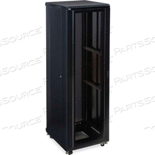 42U LINIER SERVER CABINET - CONVEX/CONVEX DOORS - 24 DEPTH