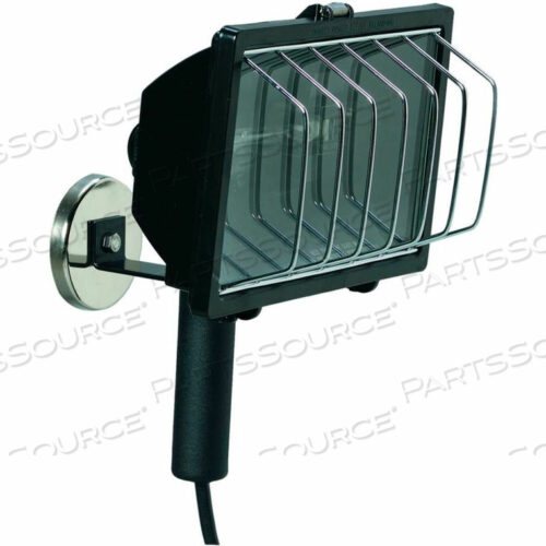 PORTABLE FLOODLIGHT, 120V 500W HALOGEN, WITH MAGNET MOUNT