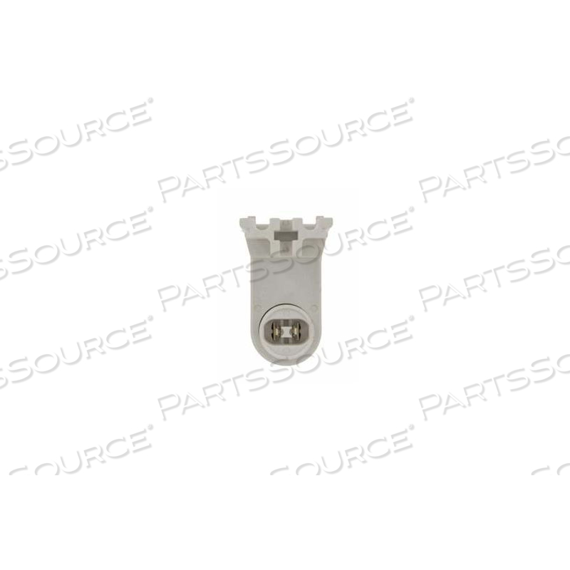 OEM#: 13464FLUORESCENT LAMPHOLDER, PLUNGER, PEDESTAL BASE WITH 20GA SIDE GROOVES by Leviton