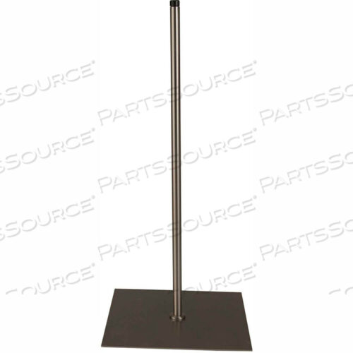 CENTER BASE L -SATIN CHROME THIS SQUARE BASE