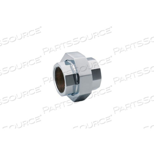 CHROME PLATED BRASS PIPE FITTING 1/8 UNION NPT FEMALE