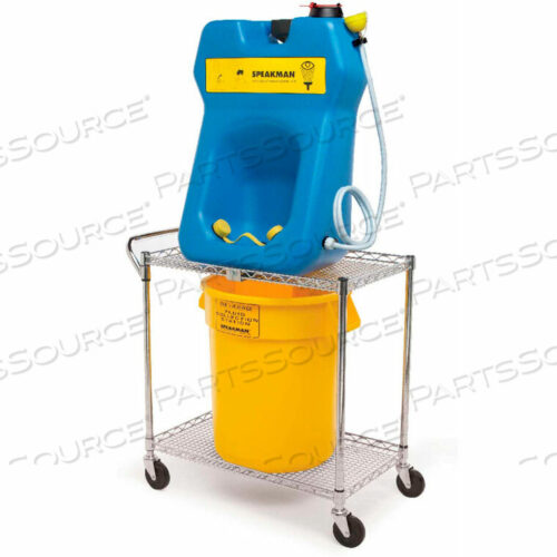 OEM#: SE-4380GRAVITYFLO PORTABLE EYEWASH & TRANSPORTATION CART by Speakman