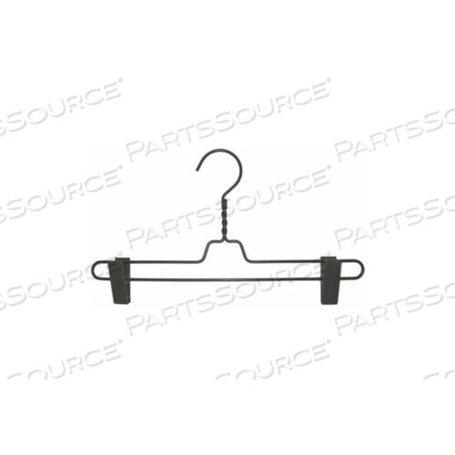 NAHANCO PANT HANGER, 14L, METAL-GUNMETAL, PKG QTY 100