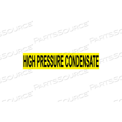 PRESSURE-SENSITIVE PIPE MARKER - HIGH PRESSURE CONDENSATE, PACK OF 25