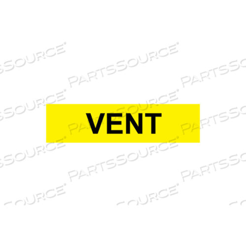 PRESSURE-SENSITIVE PIPE MARKER - VENT, PACK OF 25
