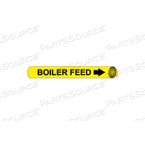 PRECOILED AND STRAP-ON PIPE MARKER - BOILER FEED