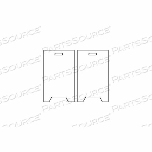OEM#: FSBWFLOOR SIGN - BLANK WHITE by National Marker Company