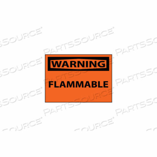 OEM#: W448APMACHINE LABELS - WARNING FLAMMABLE by National Marker Company
