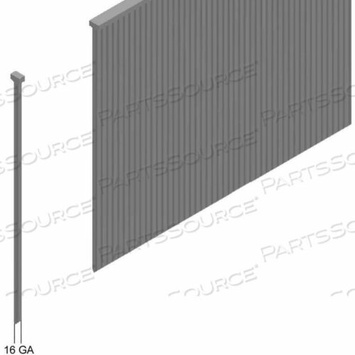OEM#: N63CNK-S1816 GAUGE STRAIGHT FINISH NAIL - 2-1/2 LENGTH - GALVANIZED STEEL - PKG OF 10000 by Prebena