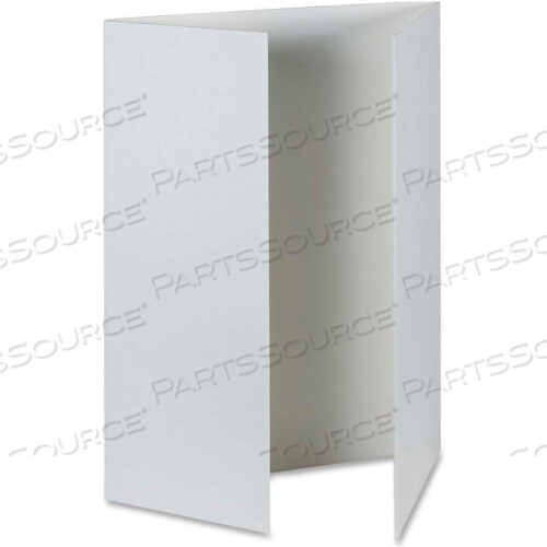 TRI-FOLD PRESENTATION FOAM BOARD, 48W X 36H, WHITE, 6/CARTON