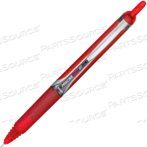 PRECISE V5 RT ROLLERBALL RETRACTABLE PEN, REFILLABLE, EXTRA FINE, 0.5MM, RED INK