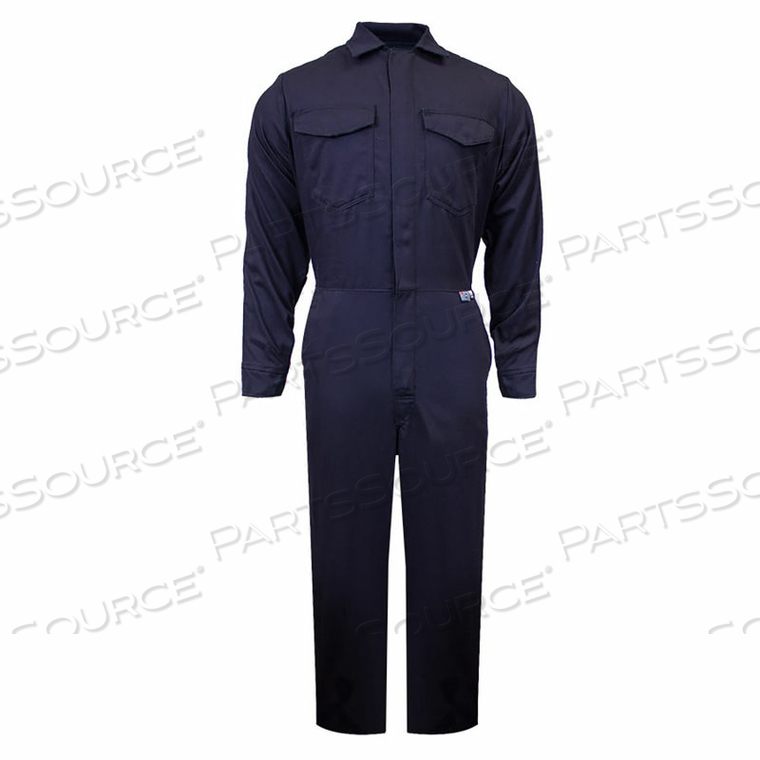 ARCGUARD 8 CAL ULTRASOFT FLAME RESISTANT COVERALL, SM X 30, NAVY