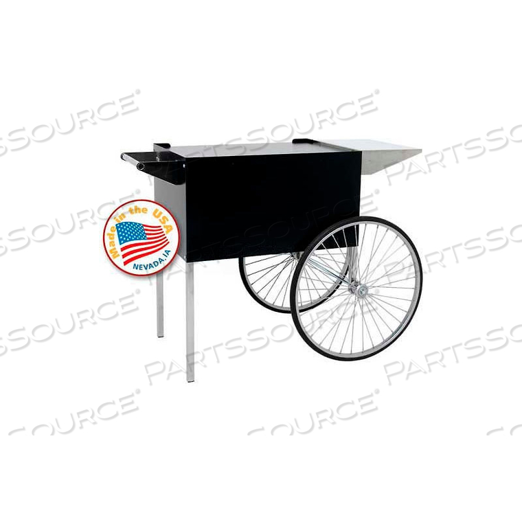 PROFESSIONAL SERIES POPCORN MACHINE CART 12OZ, 16OZ BLACK